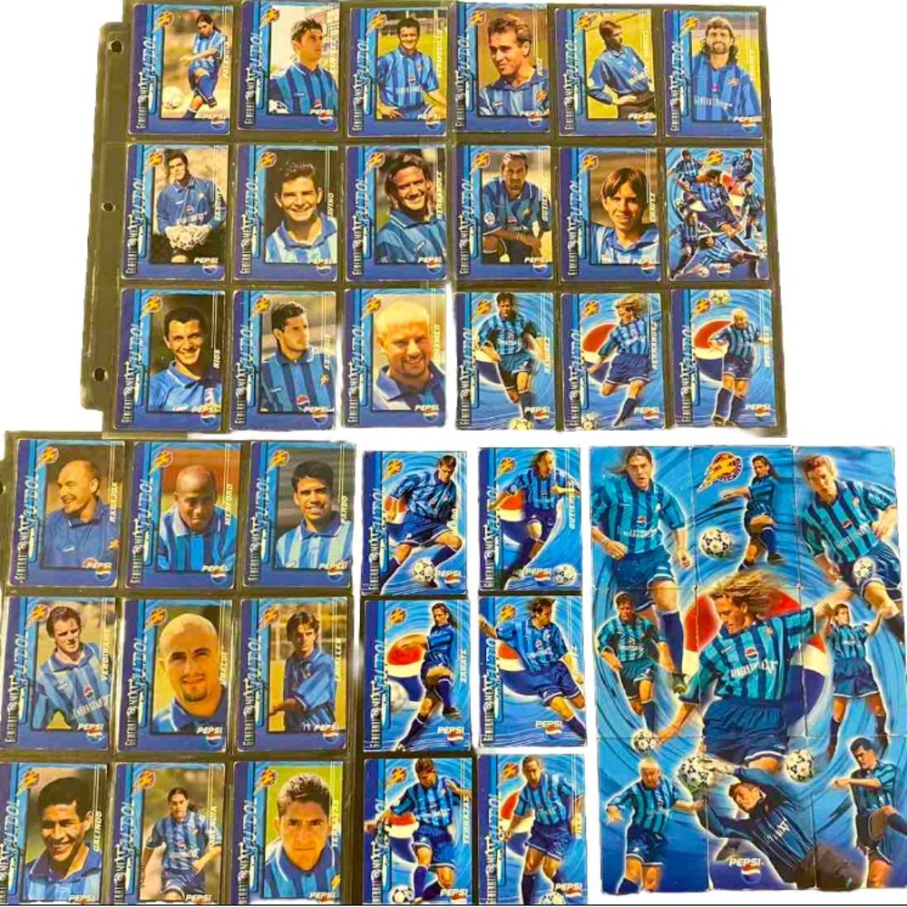 VTG 1998 Pepsi GenerationNext Cards - MX League Stars Pegotargetas Lot of 95 EUC